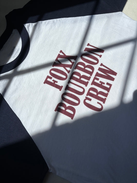 Foxx Bourbon Crew 3/4 Sleeve