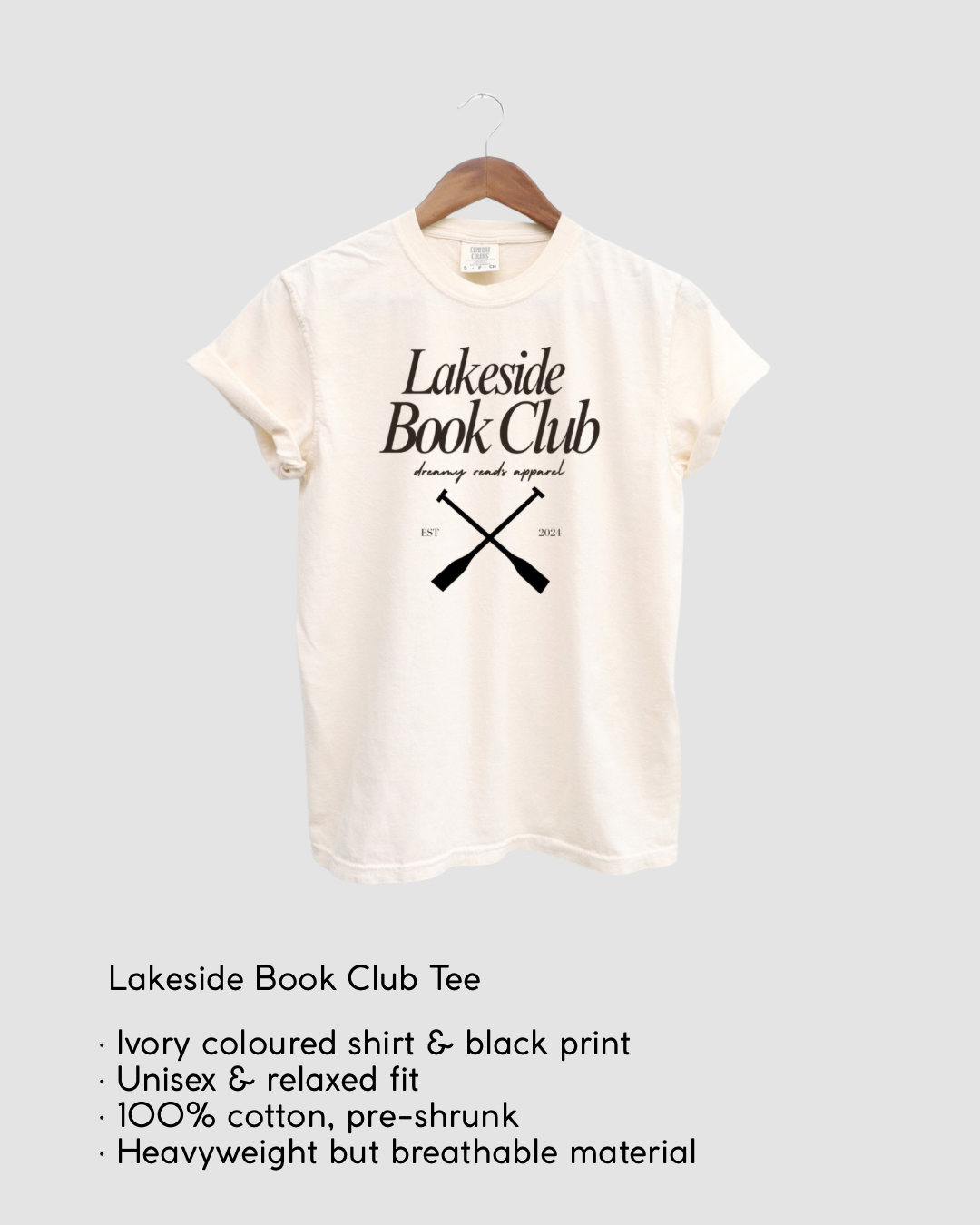 Lakeside Book Club Tee