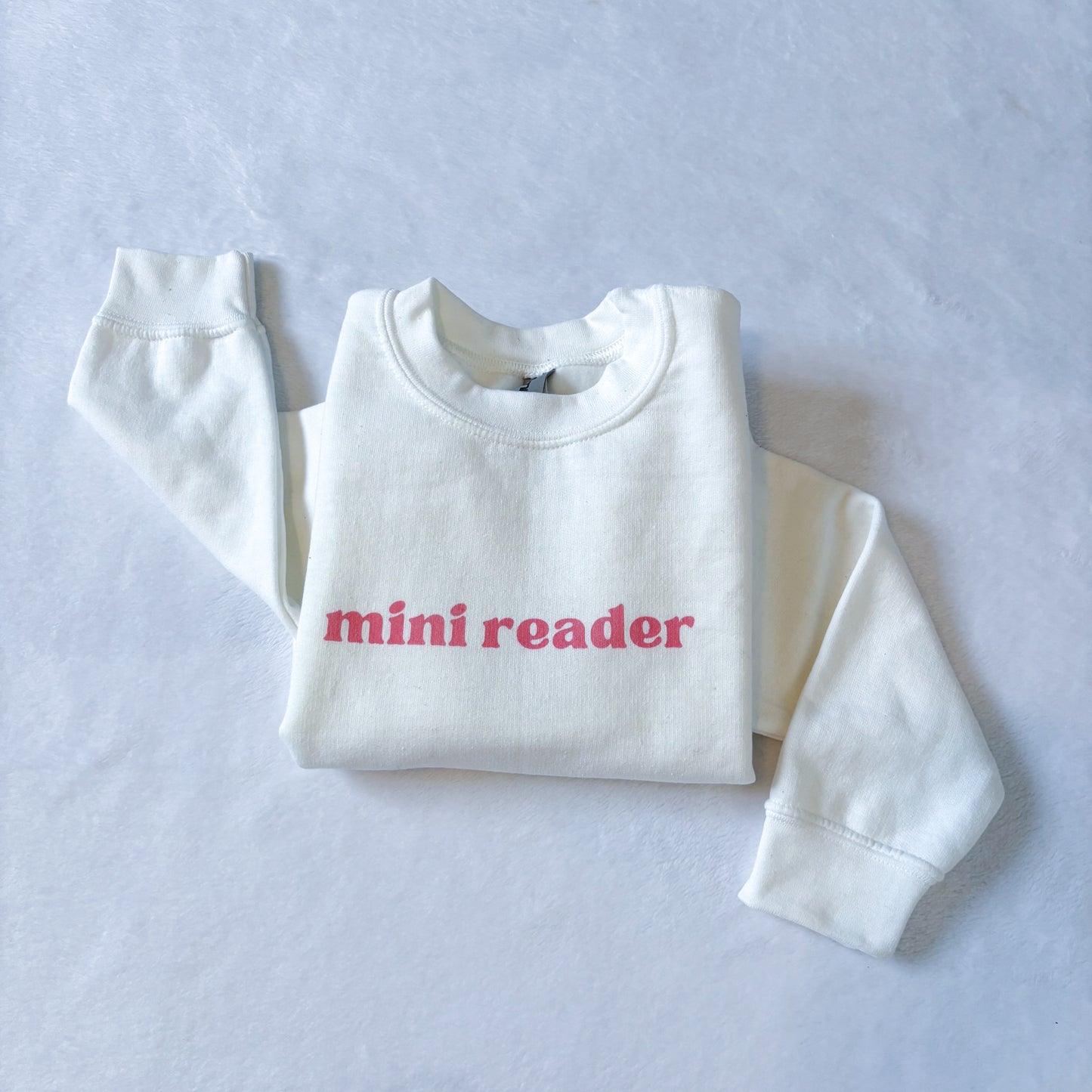 Mini Reader Sweatshirt - Pink