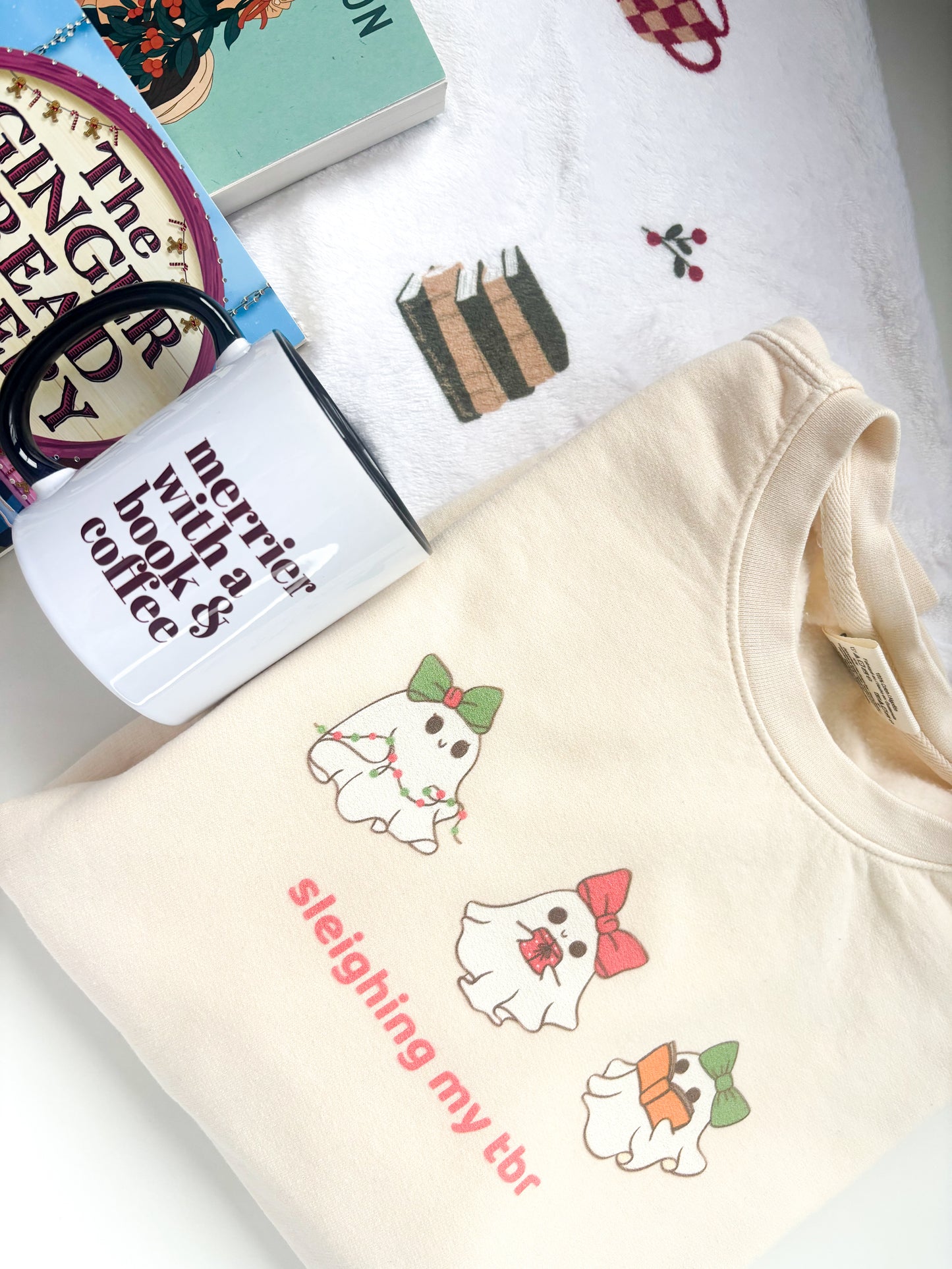 Festive TBR Crewneck Sweatshirt