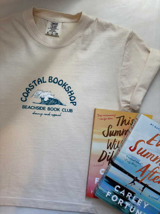 Coastal Bookshop Cropped Tee