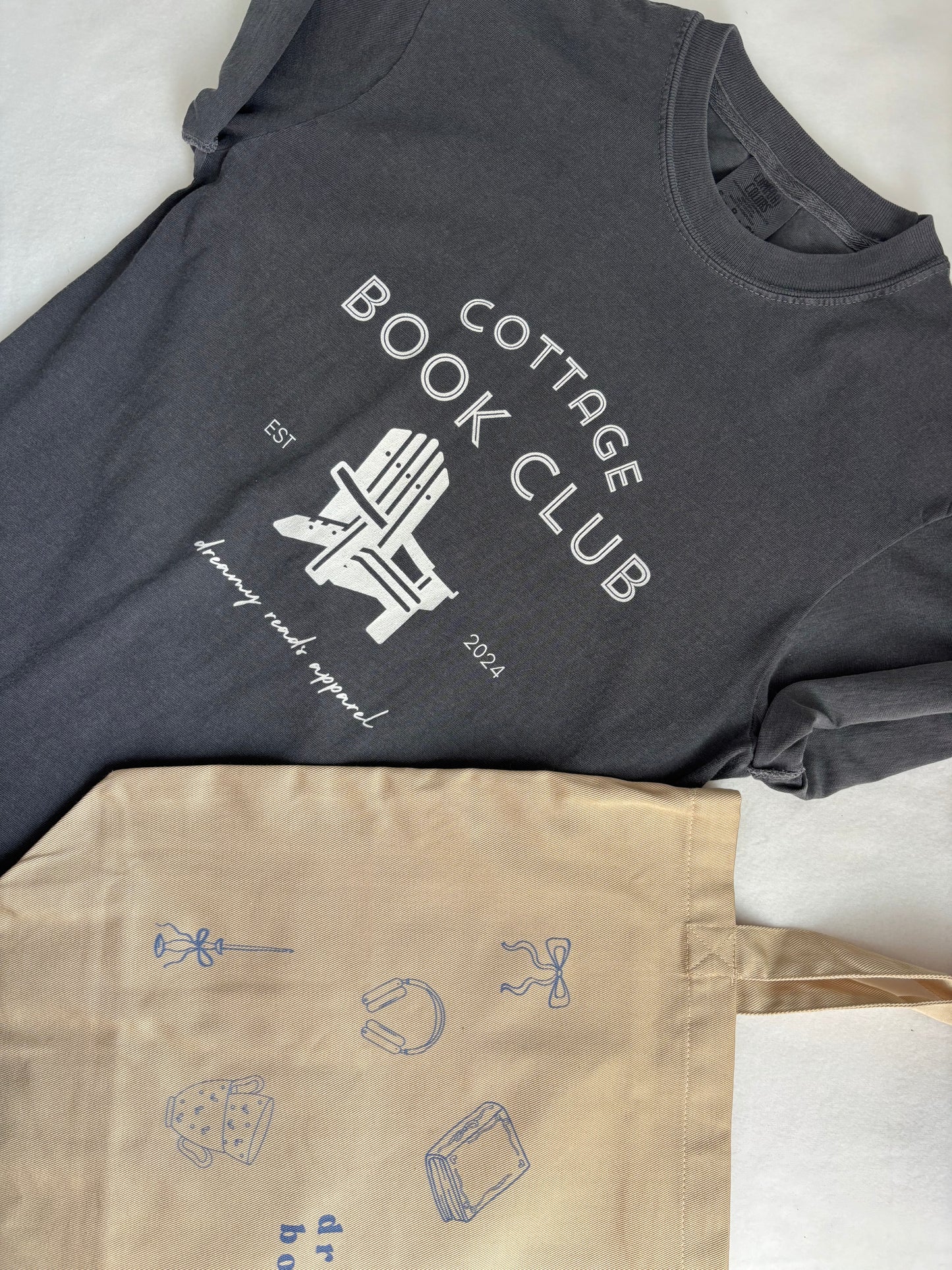 Cottage Book Club Tee