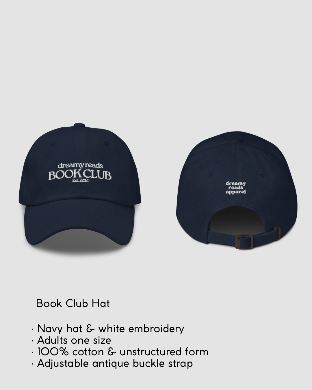 Book Club Hat
