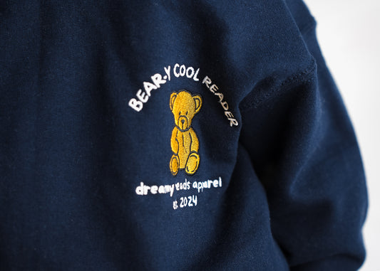 Bear-y Cool Reader Kids Hoodie