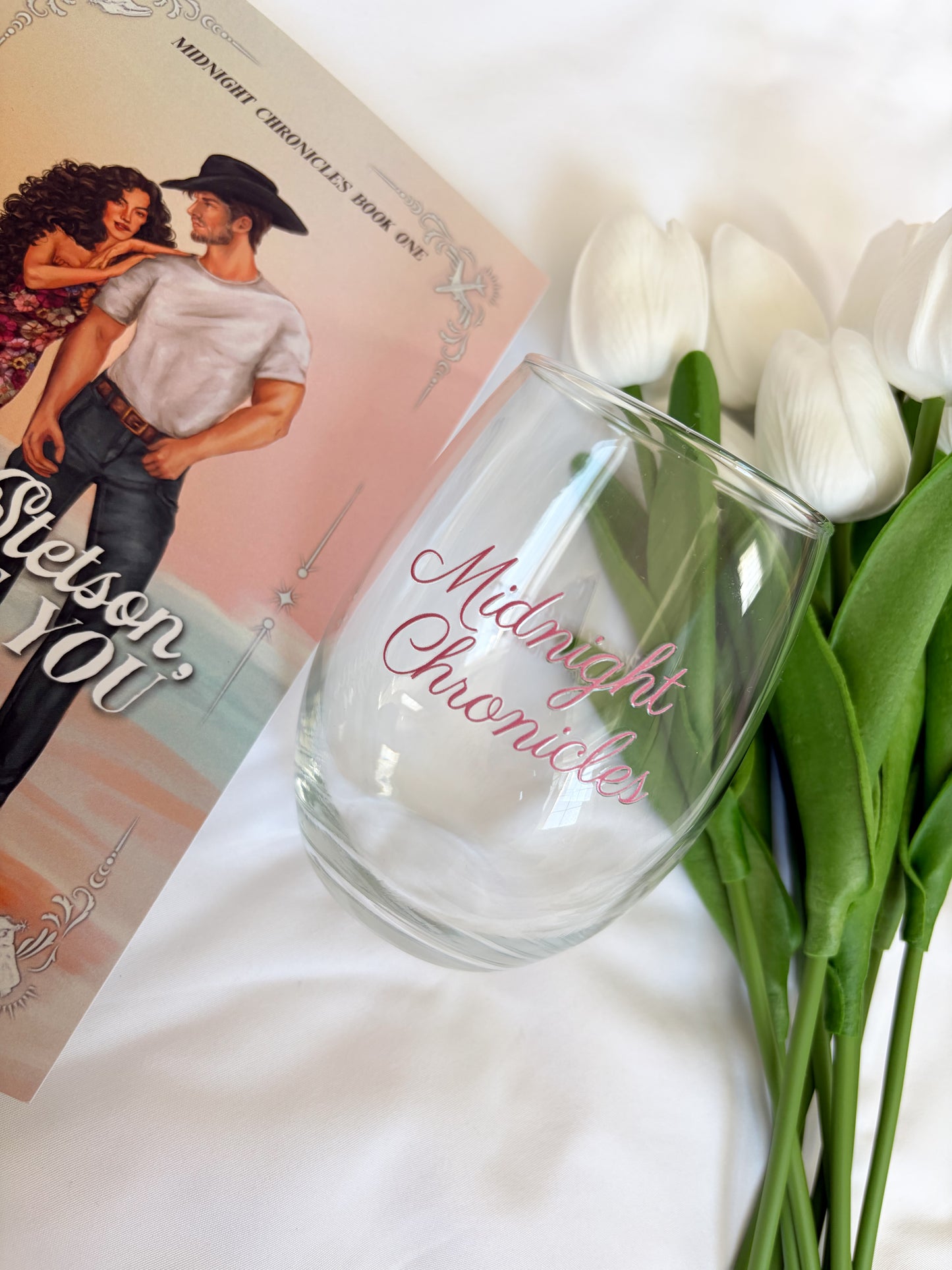 Midnight Chronicles Wine Glass