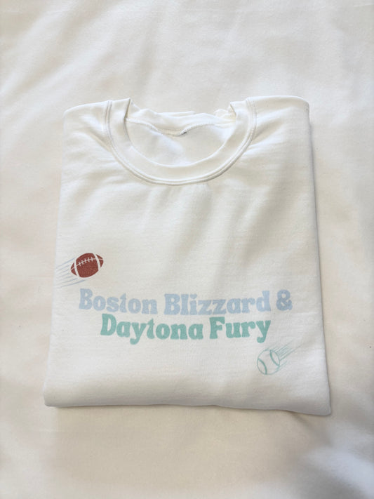 Boston Blizzard & Daytona Fury Sweater