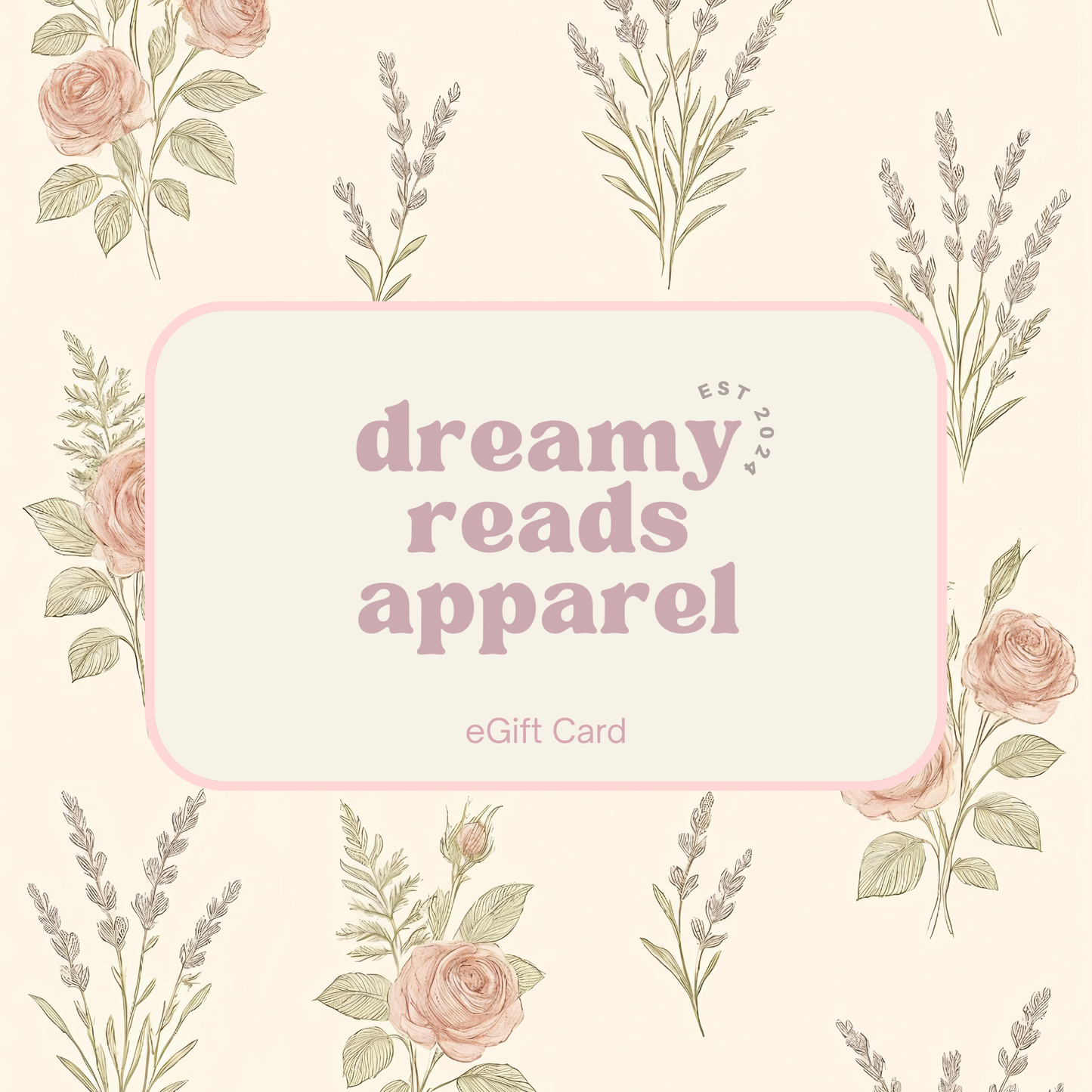 Dreamy Reads Apparel Gift Card