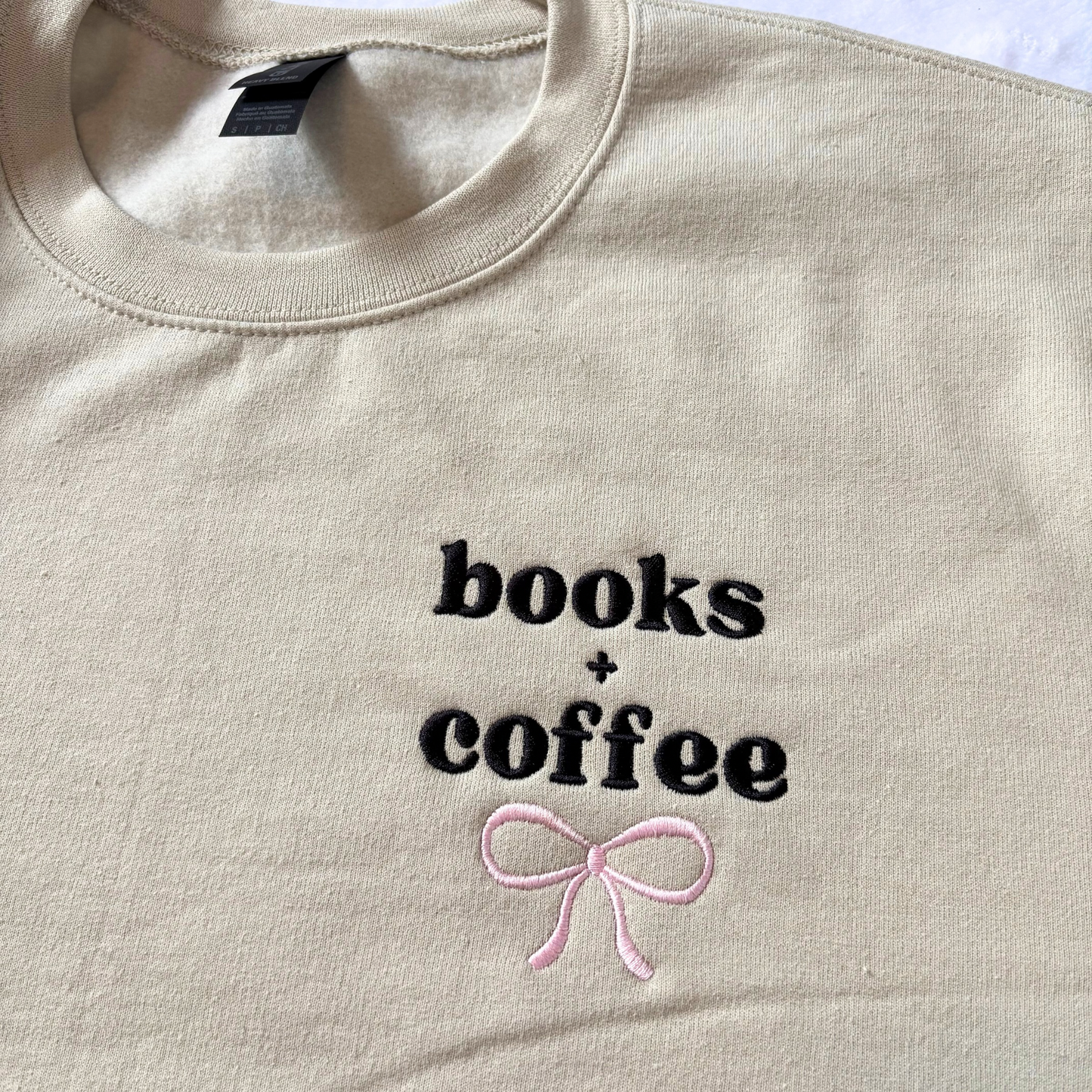 Books + Coffee Sweater