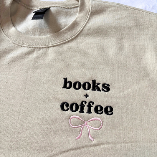 Books + Coffee Sweatshirt