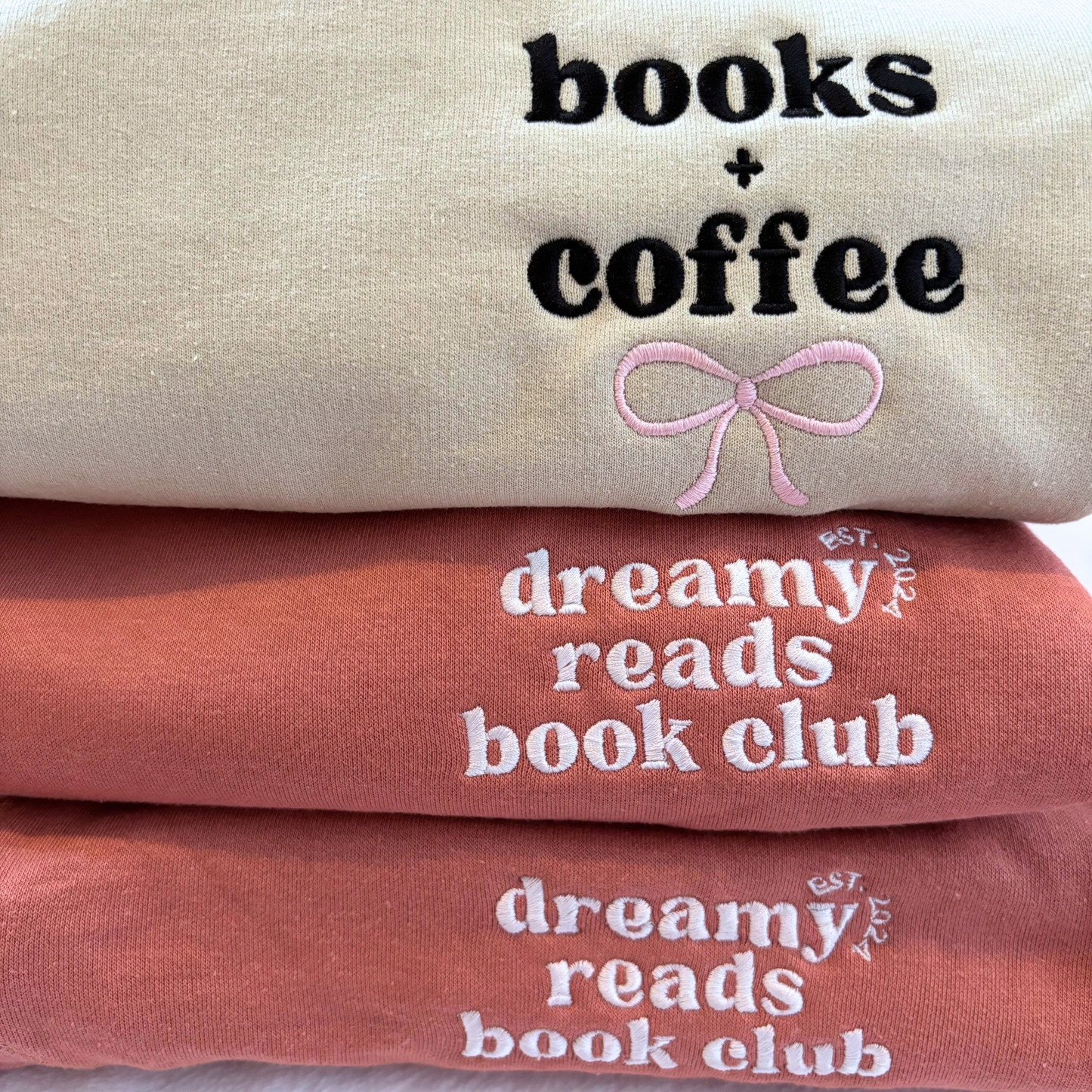 Books + Coffee Sweater