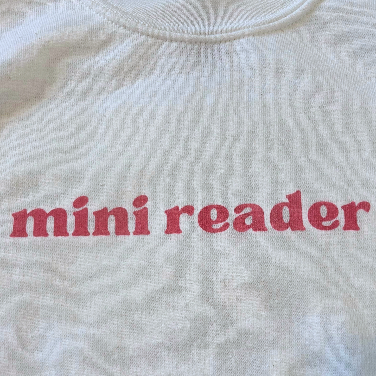 Mini Reader Sweater - Pink
