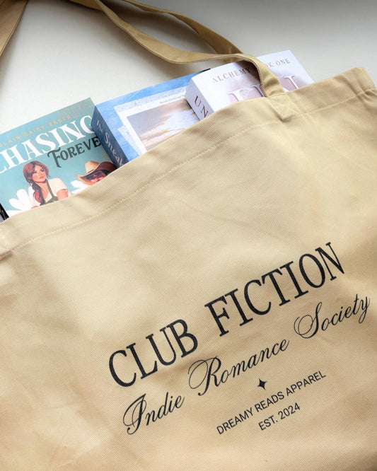 Large Club Fiction Tote Bag