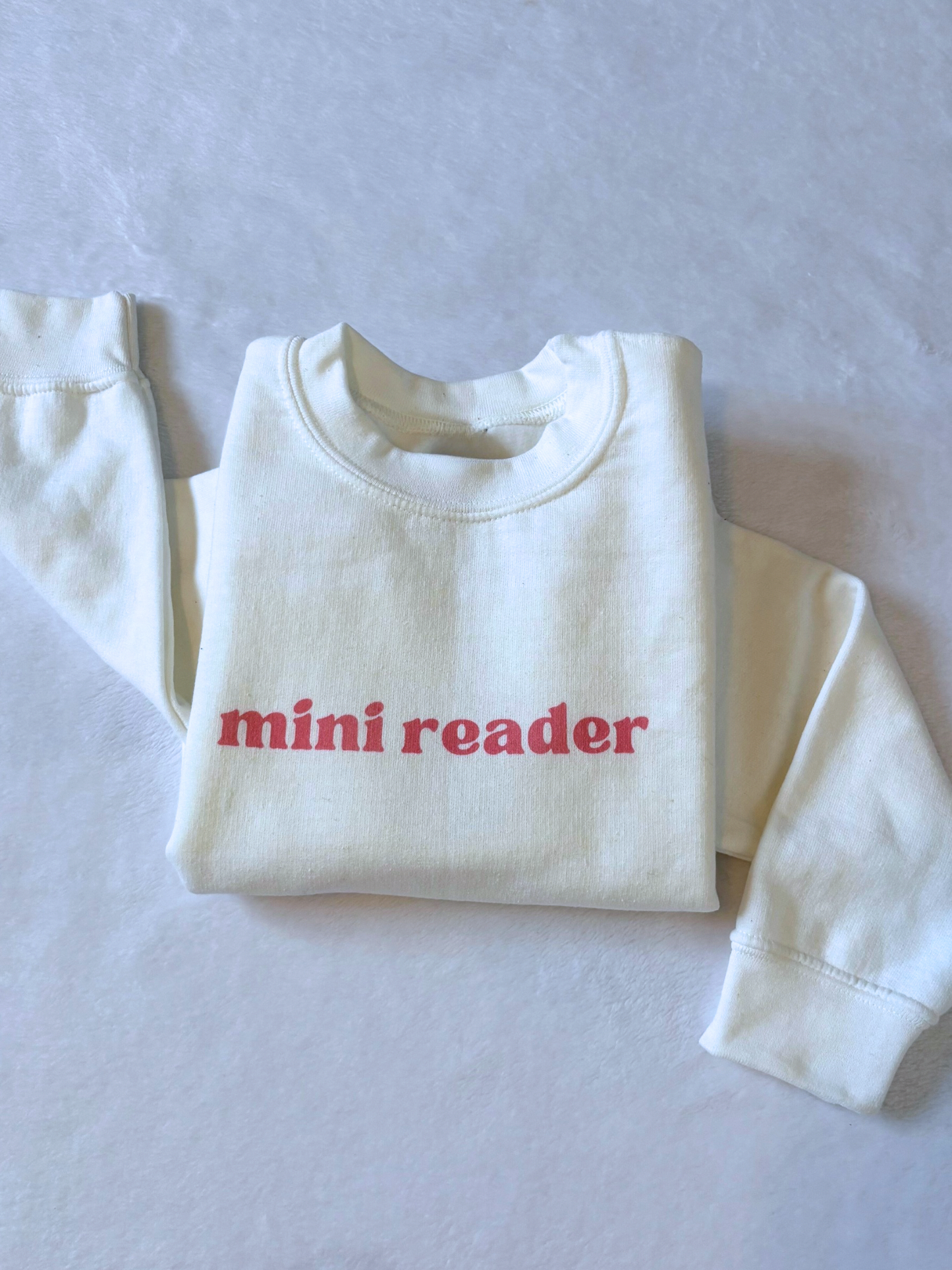 Mini Reader Sweater - Pink