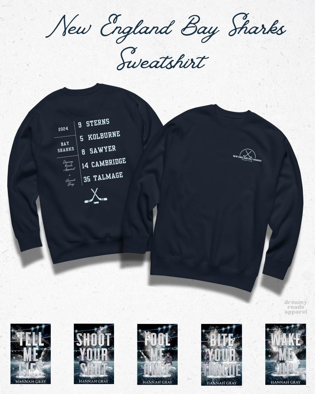 New England Bay Sharks Sweatshirt