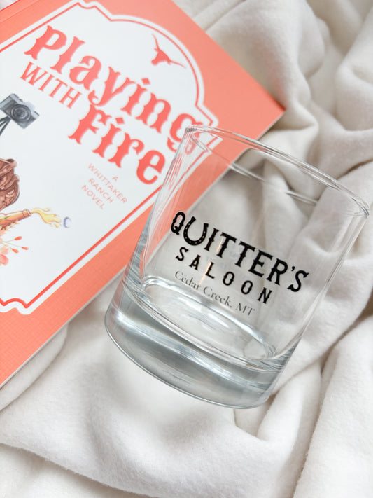Quitter’s Saloon Rocks Glass