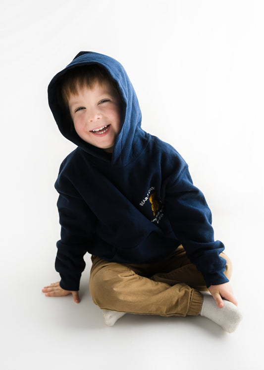 Bear-y Cool Reader Kids Hoodie