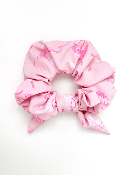 Feathers That Bleed Scrunchie