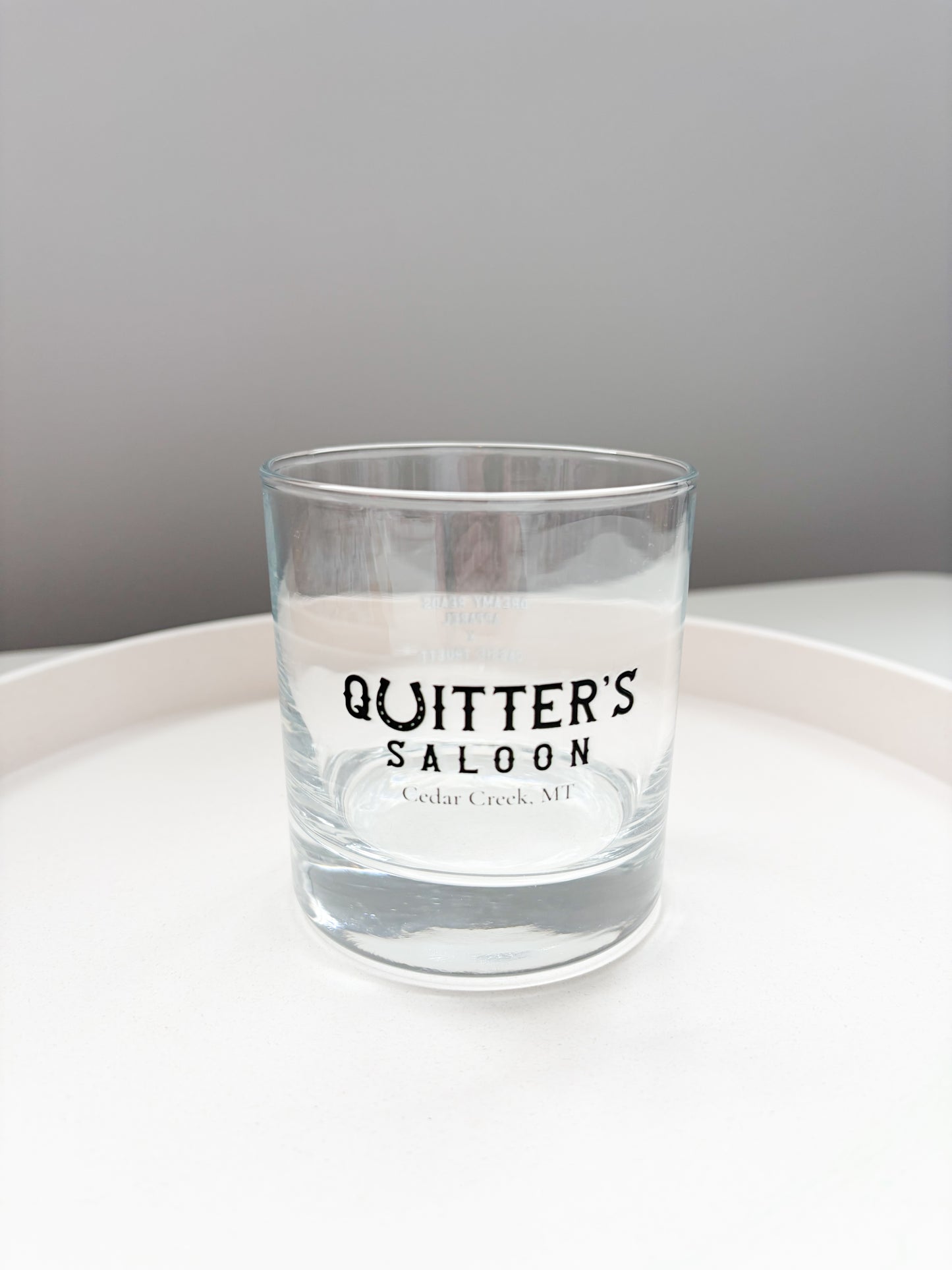 Quitter’s Saloon Rocks Glass