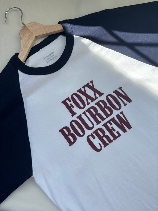 Foxx Bourbon Crew 3/4 Sleeve