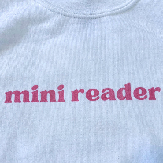 Mini Reader Sweatshirt - Pink