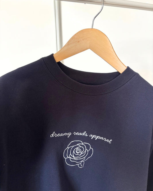 Dreamy Reads Embroidered Crewneck
