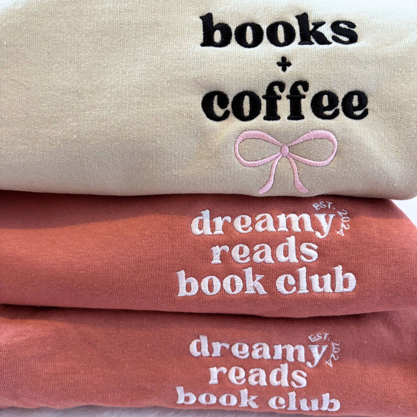 Dreamy Reads Book Club Joggers - Embroidered