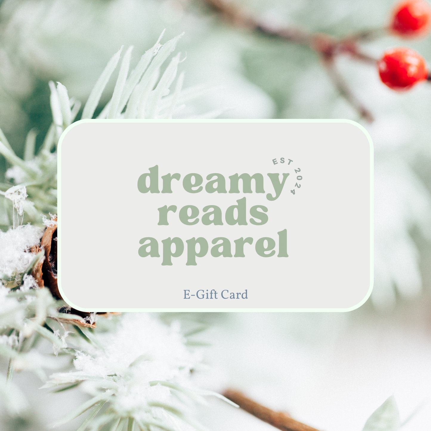 Dreamy Reads Apparel Gift Card